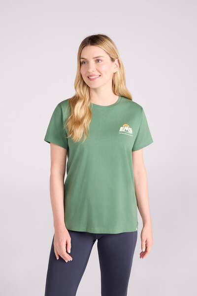 Ems Ems Womens Graphic Tee   Green 