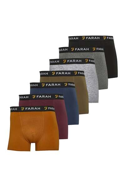  Farah Golf 7 Pack Mens Cotton Breathable Boxers Kalle 