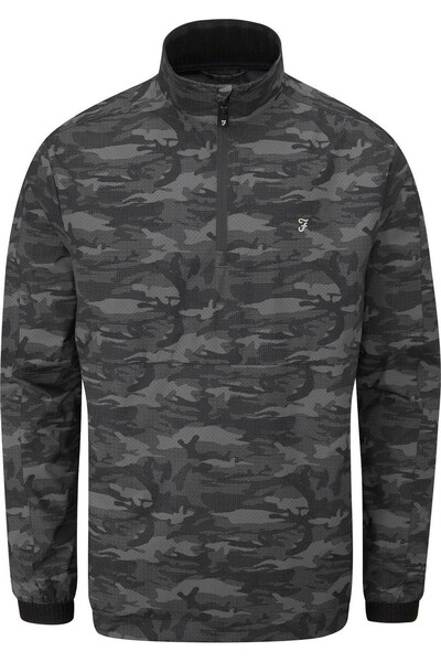  Farah Golf Parker Mens Showerproof Camouflage Jacket 