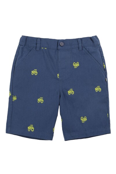  Frugi Kids 100% Cotton Bryn Embroidered Shorts 