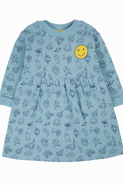  Frugi Kids Easy On Waffle Dress 
