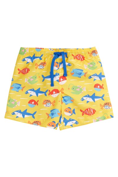  Frugi Kids 100% Polyester Boscastle Board Shorts 