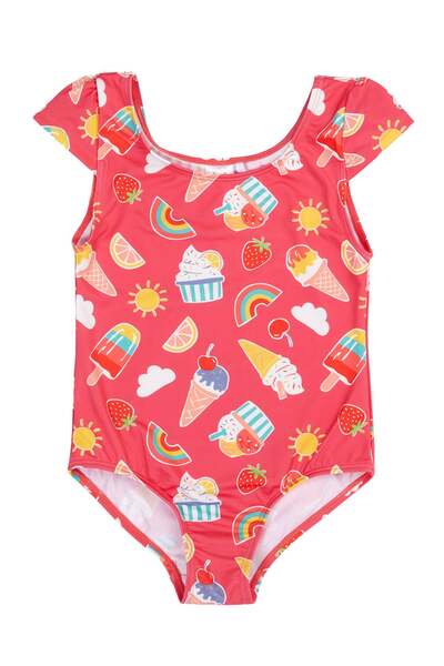  Frugi Kids 85% Recycled Polyester Marina Swimsuit 