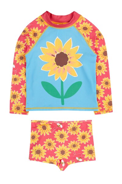  Frugi Kids 85% Recycled Polyester Rachel Rash Vest Set 