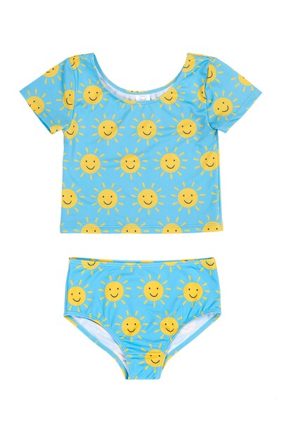  Frugi Kids 85% Recycled Polyester Talia Tankini 
