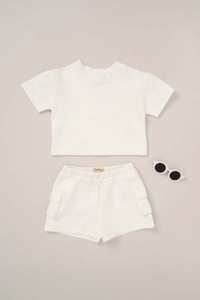  Fudo T Shirt Shorts And Sunglasses Kids Outfit Set 