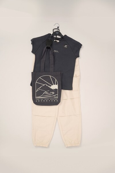  Fudo T Shirt Trousers And Bag Kids Outfit Set 