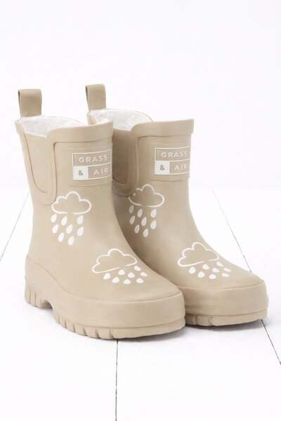 Grass & Air Chunky Shortie Colour Changing Kids Wellies 