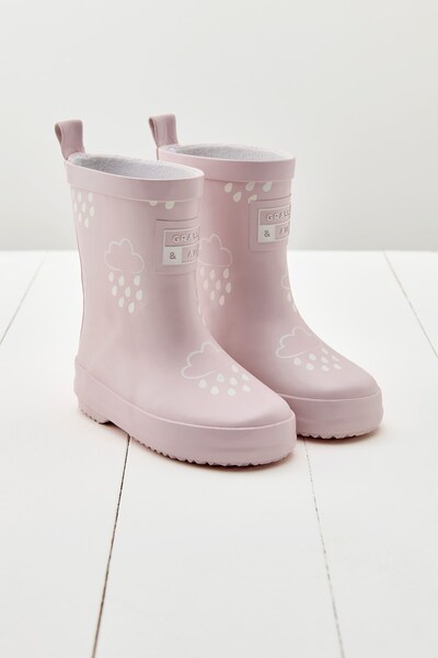  Grass & Air Kids Colour Changing Winter Wellies 