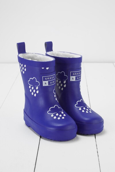  Grass & Air Kids Colour Changing Winter Wellies 