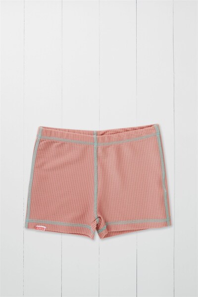  Grass & Air Ribbed Kids Shortie Swim Shorts 