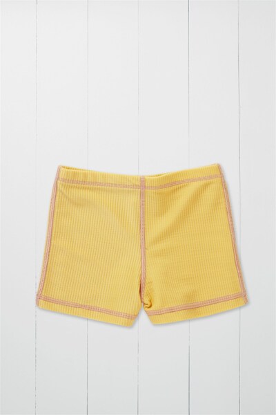  Grass & Air Ribbed Kids Shortie Swim Shorts 