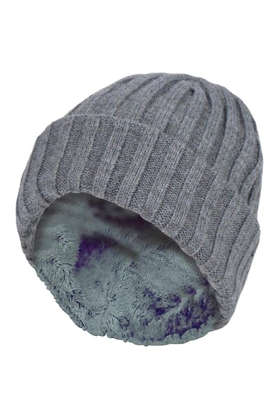  Heat Holders Kids Ribbed Turnover Winter Hat 