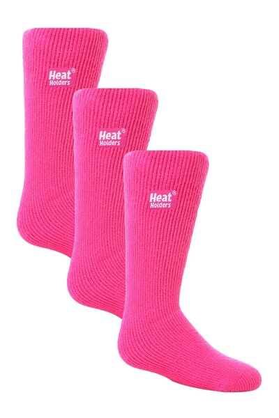  Heat Holders Kids Thermal Winter Socks 3 Pack 