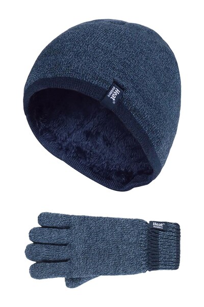  Heat Holders Kids Turn Over Hat And Gloves Set 