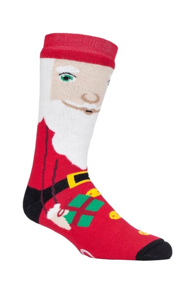  Heat Holders Mens Christmas Non Slip Thermal Slipper Socks 