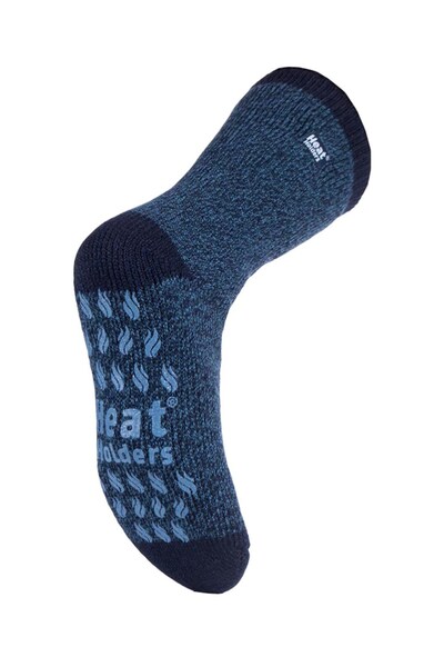  Heat Holders Mens Patterned Thermal Slipper Socks 