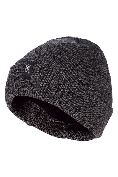  Heat Holders Mens Thermal Turn Over Beanie Hat 