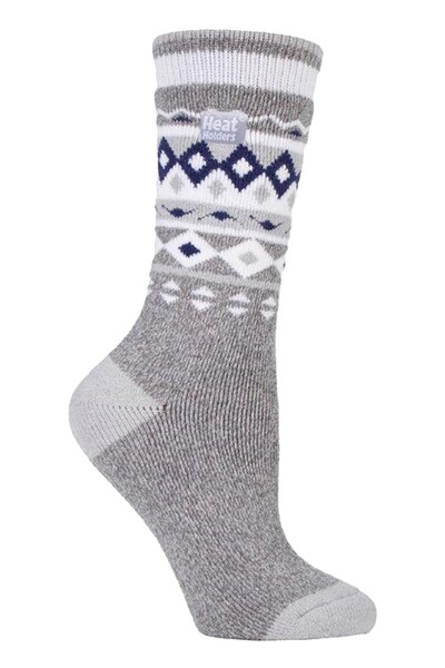  Heat Holders Womens Lite Winter Patterned Thermal Socks 