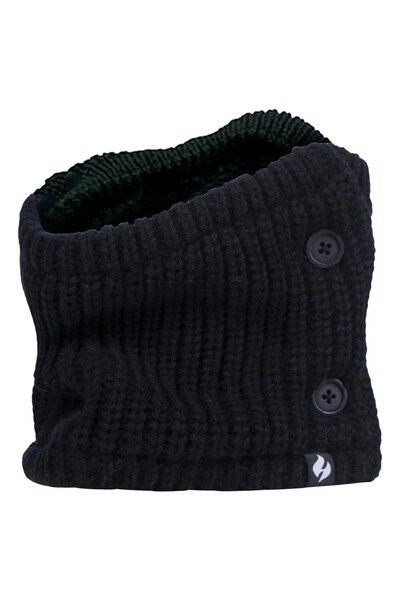  Heat Holders Womens Thermal Buttoned Neck Warmer 