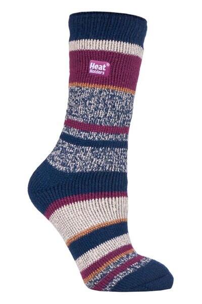  Heat Holders Womens Winter Patterned Thermal Socks 