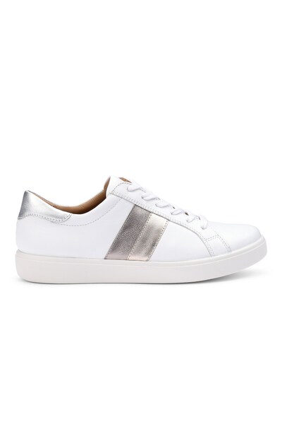  Hotter Switched Women's Wide Fit Leather Trainer 