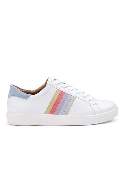  Hotter Switched Women's Wide Fit Suede/leather Trainer 