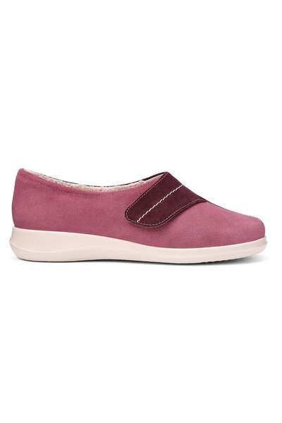  Hotter Wrap Women's Regular Fit Suede Slipper 