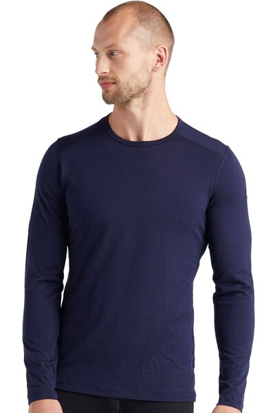  Icebreaker Merino 200 Oasis Mens L/s Crew Neck Base Layer 