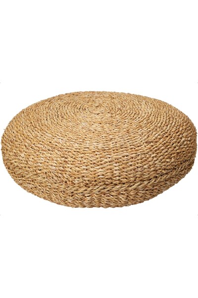  Idooka Flat Natural Jute Pouffe 