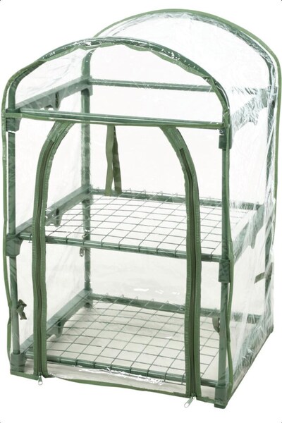  Idooka 2 Tier Mini Pvc Garden Greenhouse Coldframe 