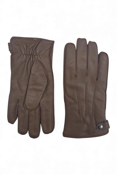  Infinity Leather Mens Italian Leather Warm Winter Gloves 