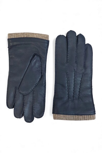  Infinity Leather Mens Italian Leather Warm Winter Gloves 