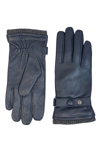  Infinity Leather Mens Italian Leather Wool Lined Winter Gloves 