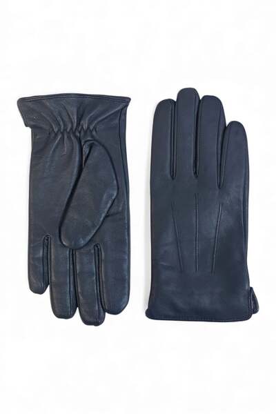  Infinity Leather Mens Italian Leather Wool Lining Winter Gloves 