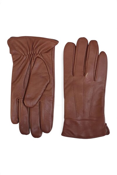  Infinity Leather Mens Italian Leather Wool Lining Winter Gloves 