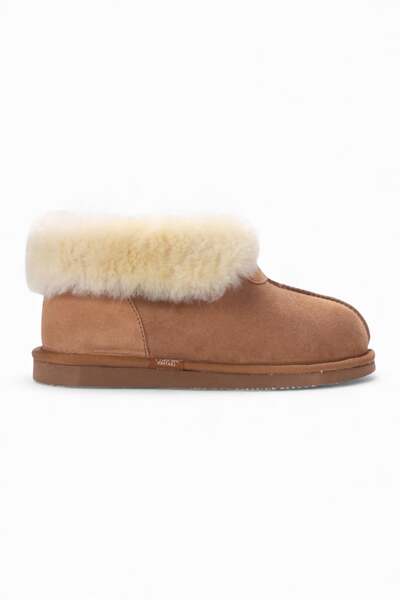  Infinity Leather Womens Sheepskin Suede Slip On Winter Boots 