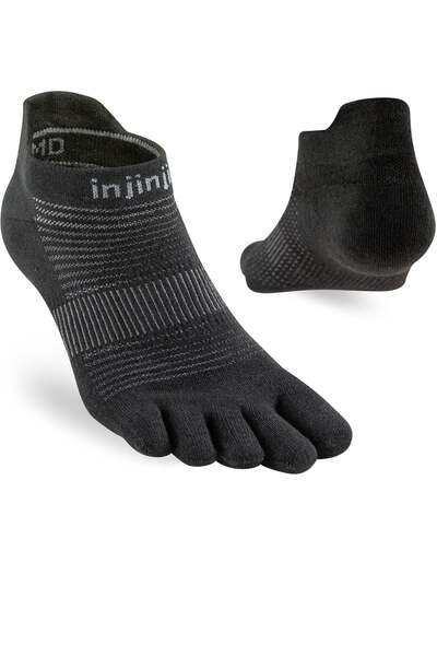  Injinji Lightweight Men No Show Performance Run Toe Sock 