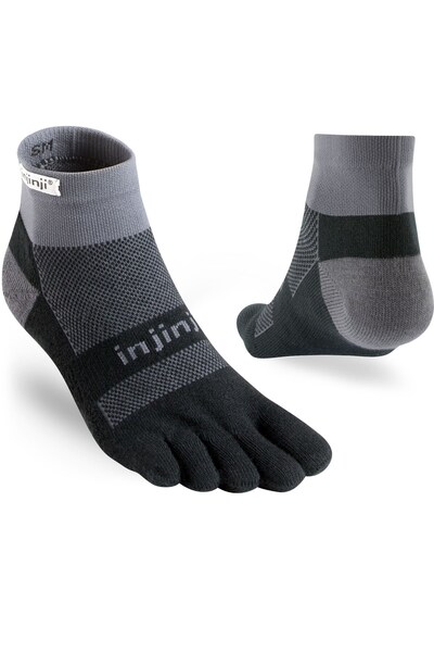  Injinji Mid Weight Performance Run Mini Crew Toe Socks 