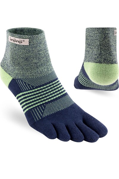  Injinji Mid Weight Womens Trail Run Toe Socks 