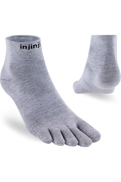  Injinji Ultra Lightweight Mini Crew Liner Toe Socks 