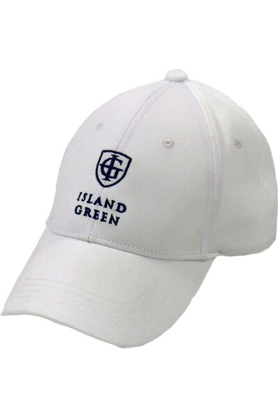  Island Green Mens Curved Peak Logo Hat 