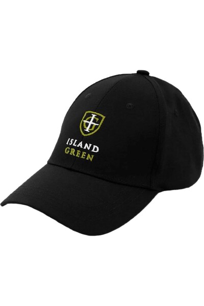  Island Green Mens Curved Peak Logo Hat 