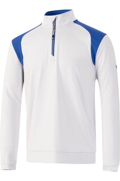  Island Green Mens Panelled Colour Block Top Layer 