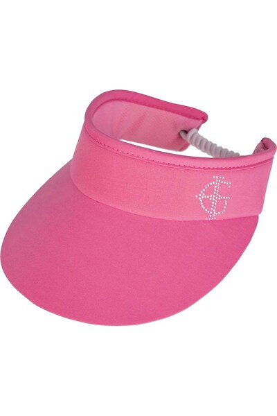  Island Green Womens Logo Diamante Sun Visor 