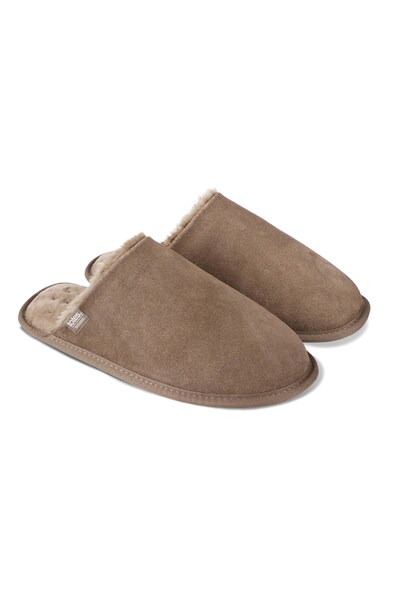  Isotoner Mens Real Suede Mule 