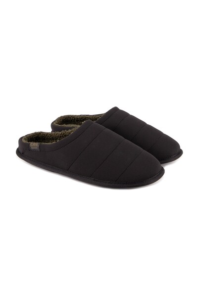  Isotoner Mens Sport Quilted Mule Slipper 