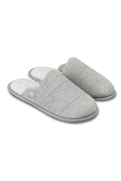  Isotoner Womens Marl Quilted Mule Slipper 