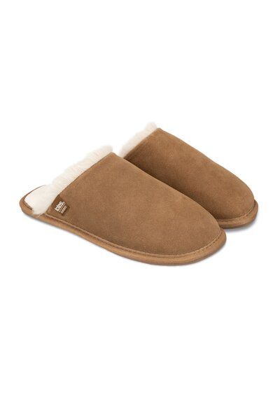  Isotoner Womens Real Suede Mule 