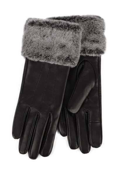  Isotoner Womens Smartouch Leather Glove 
